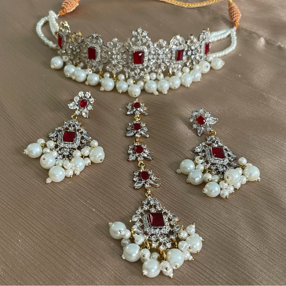 Indian/Pakistani jewelry set - Picture 2 of 2